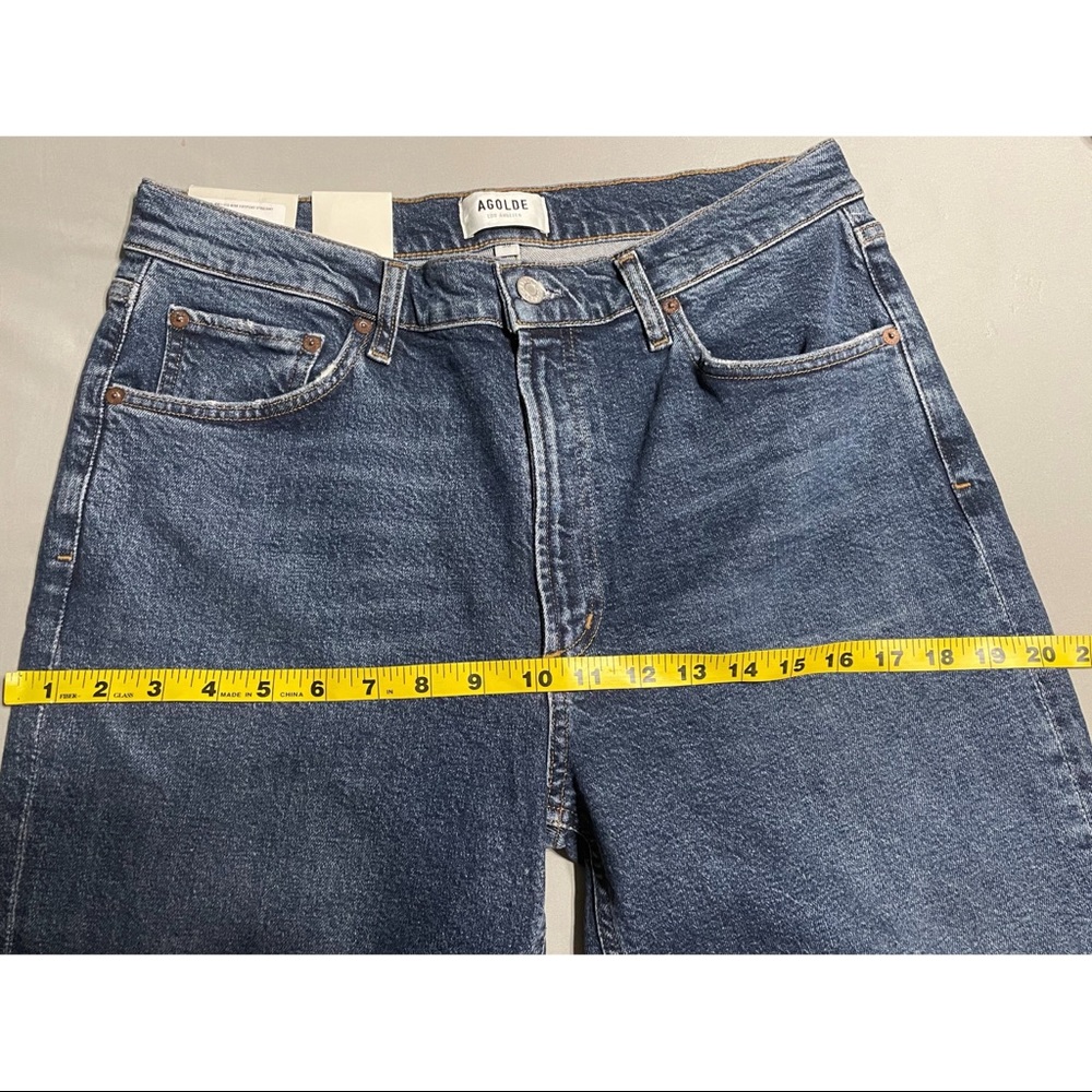 AGOLDE Wilder Mid-Rise Straight Jeans Size 30 NWT - Picture 12 of 14